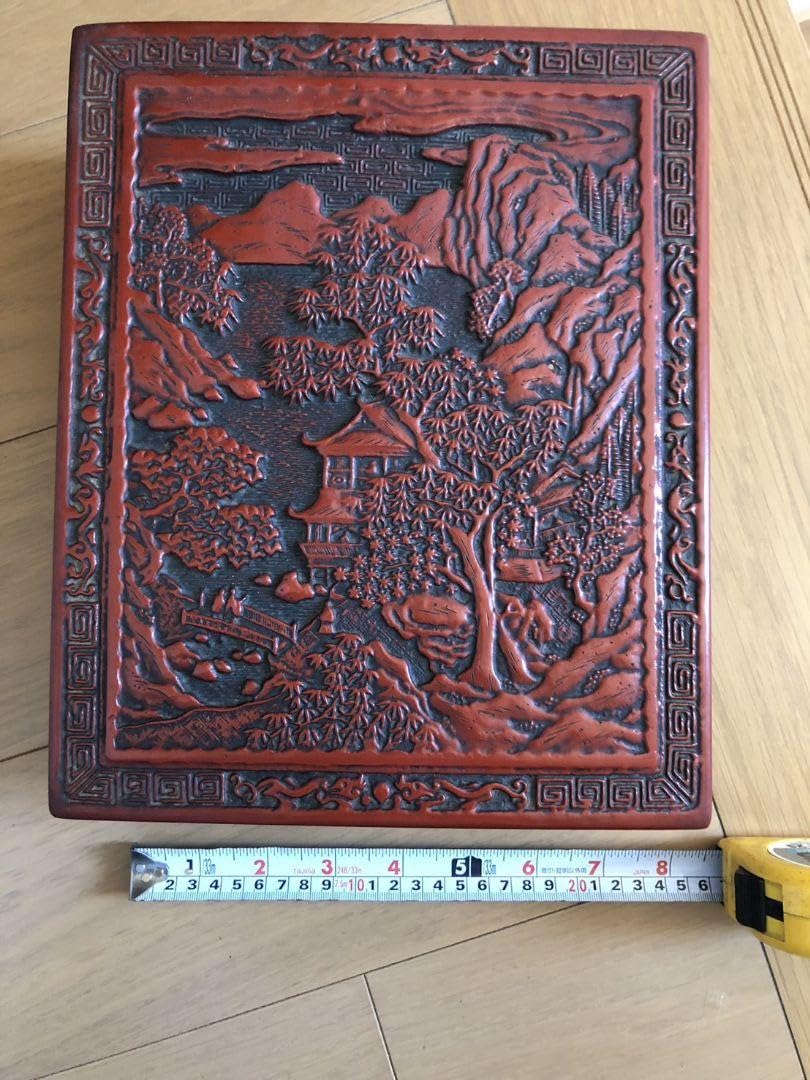 仙台堆朱　漆器　伝統工芸　工芸品　硯箱　手紙入れ Amazon.co.jp: 仙台堆朱 漆器 伝統工芸 工芸品 硯箱 手紙入れ